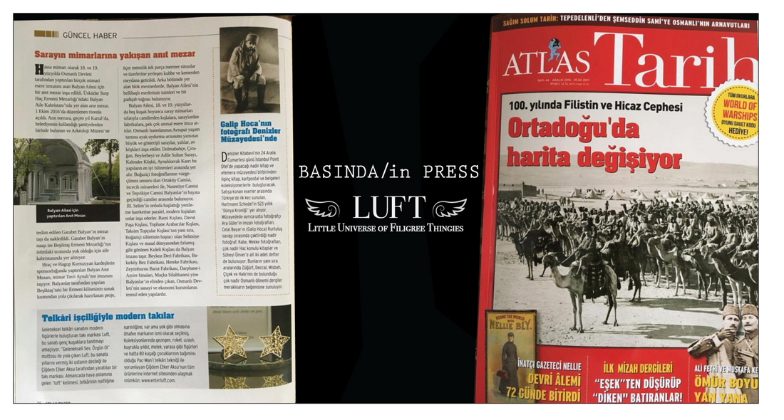 Featured in Atlas Tarih Magazine